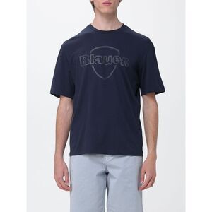 Blauer Men Blauer Cotton T-Shirt With Logo